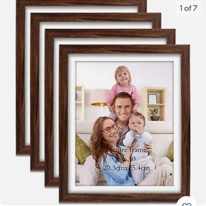 Wooden picture frames set of 4